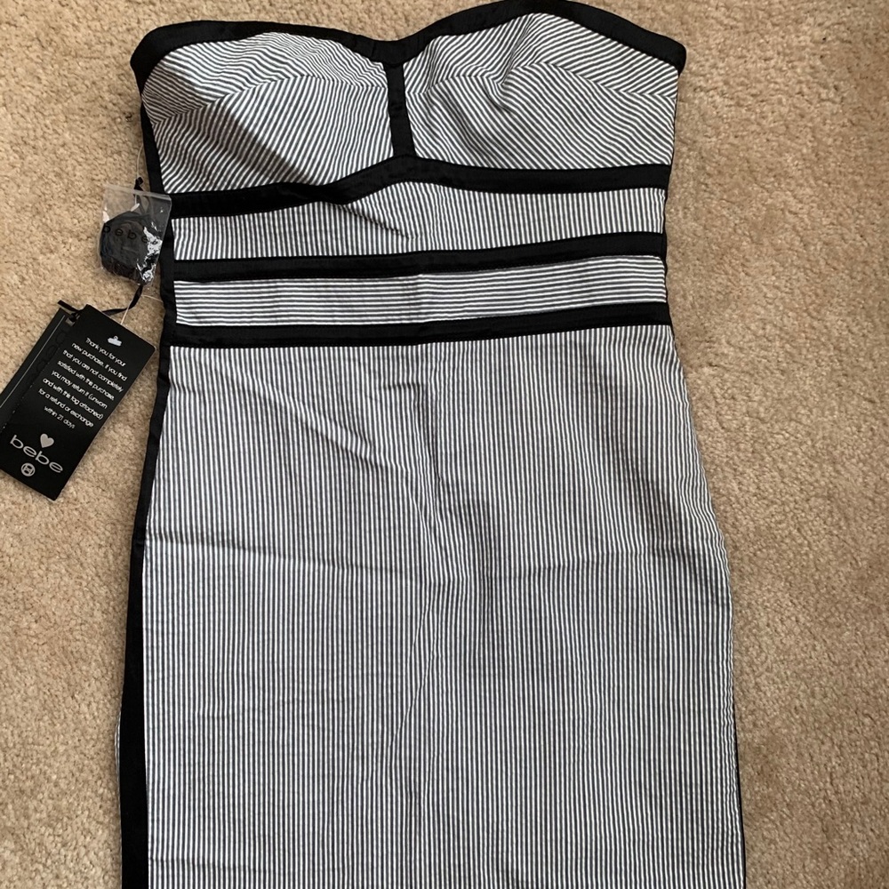Bebe strapless dress